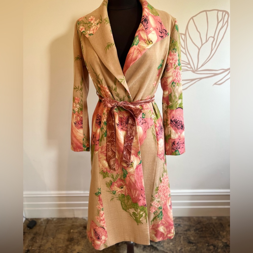 Tracey Reese Floral Coat
